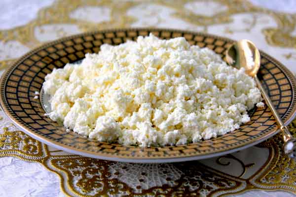 Homemade cottage cheese