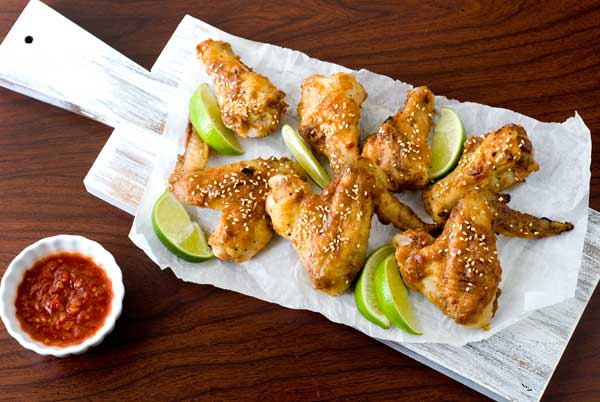 Chicken in sesame-creamy breading