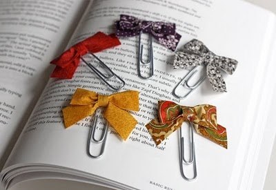 How to make bookmark-bows 