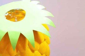 How to make a lampshade-pineapple?