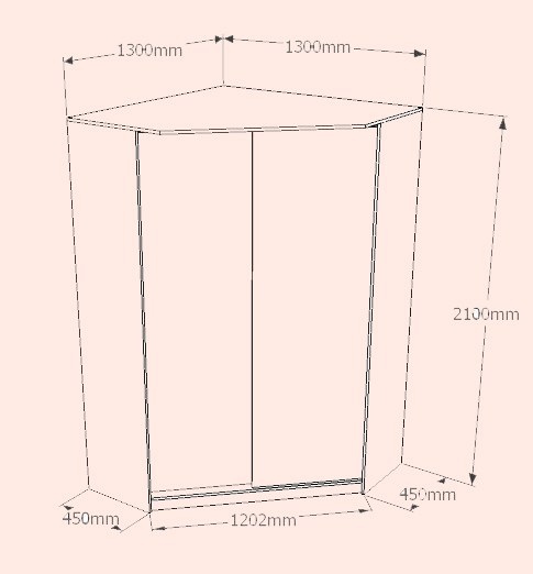 Угловой шкаф своими руками чертежи