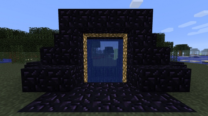 How to make a portal in maincraft