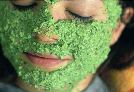 Masks with parsley