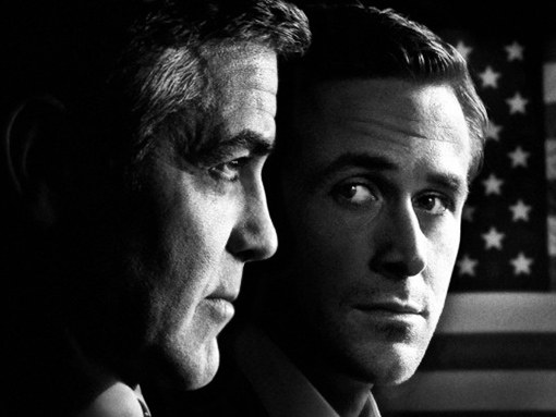 George Clooney and Ryan Gosling in the film "Ides of March" 