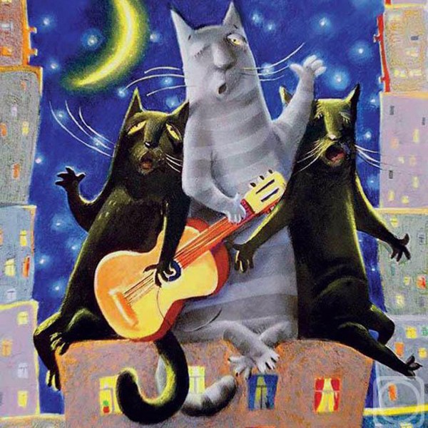 In March, nocturnal cat concerts give no one a rest