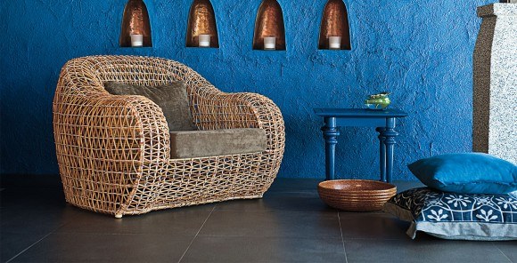 Wicker items in the interior: beauty and refinement