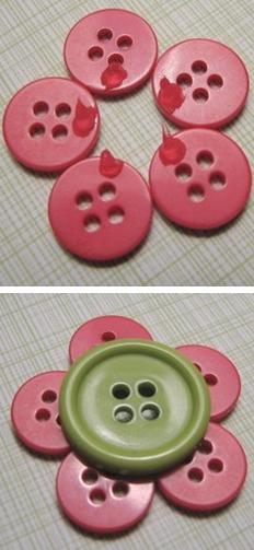 How to make a brooch from buttons with own hands