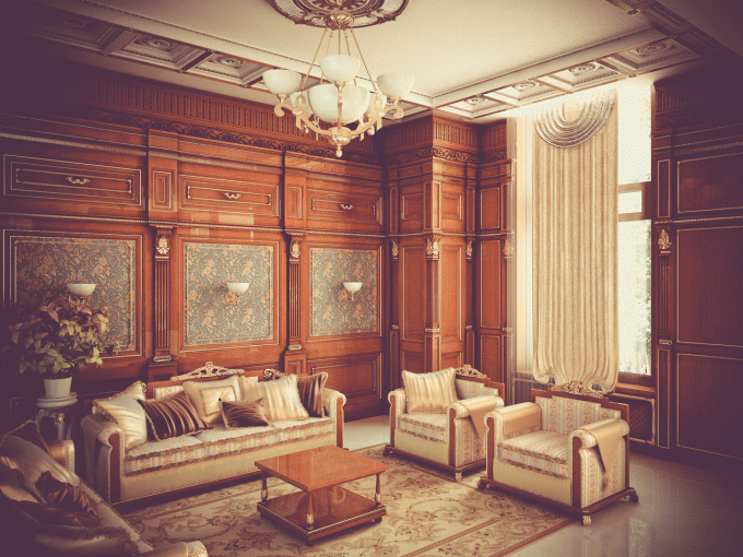 Style classicism in the interior