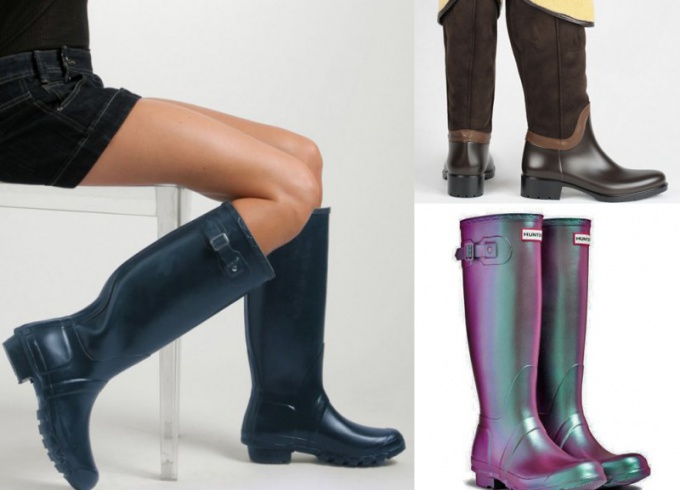 Rubber boots - trendy autumn trend