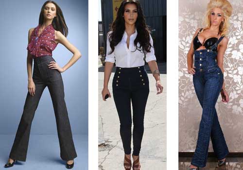 Whether to buy jeans with an overstated waist