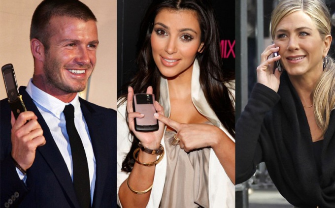 What phones are used by Hollywood celebrities