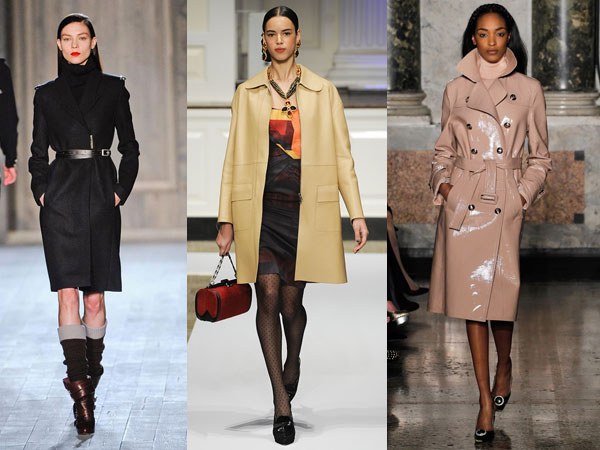 Fashionable women's trench coats