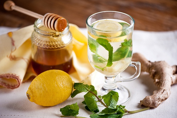 A simple recipe for ginger tea