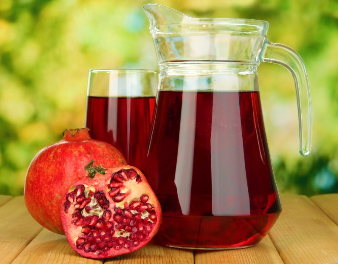 Than useful and harmful pomegranate juice 