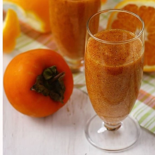 Smoothies of persimmons