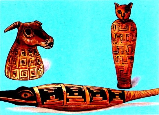 In ancient Egypt there were many sacred animals