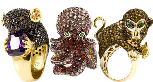 Animalistic design of modern jewelry