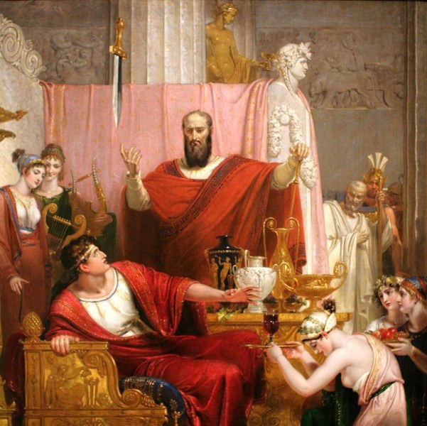 "Sword of Damocles". Artist R. Westall