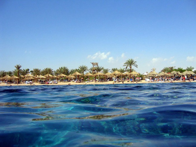 Beach season in Egypt