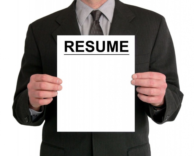 How to write a good resume