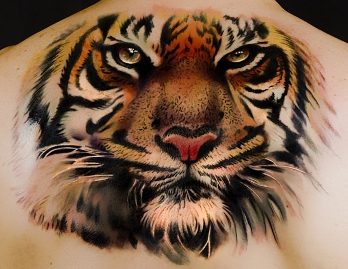 What does tattoo in the form of a tiger