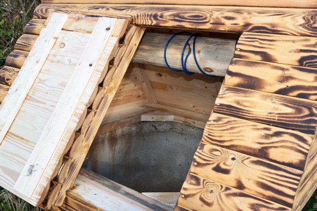 You can get a bucket from a well with the help of a "cat"