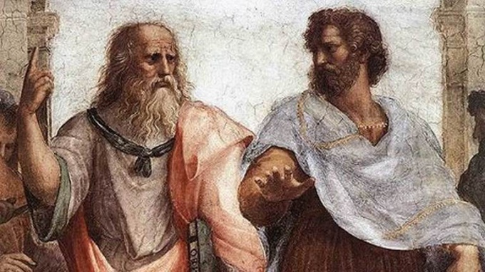 Plato and Aristotle. Rafael Santi "The Athenian School"