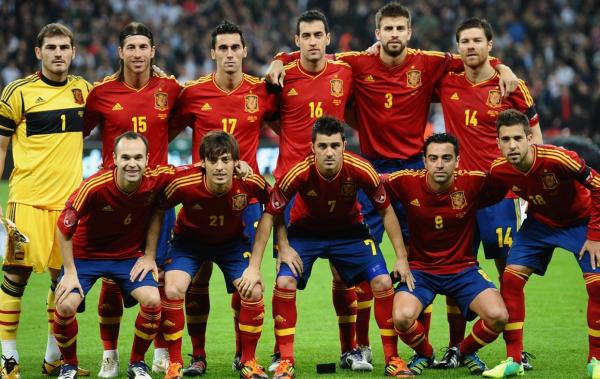 How Spain played at the 2014 World Cup