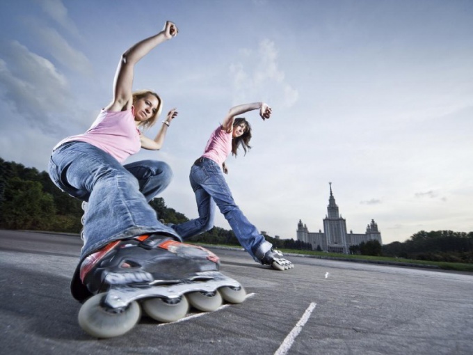 How to brake on skates