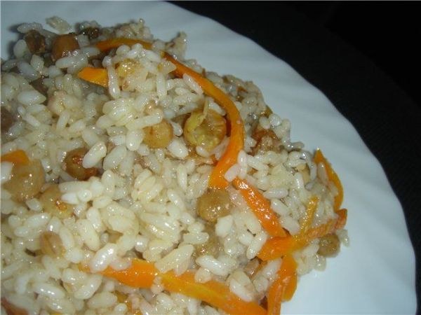 How to cook a pilaf with rabbit meat