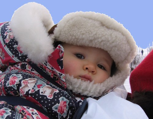 How to dress a winter newborn for the street